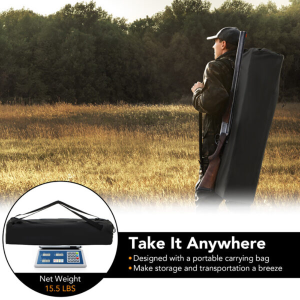 360 Degrees One Way See Through Ground Hunting Blind - Image 4
