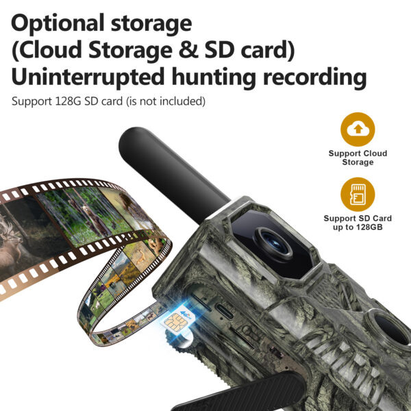 4G GPS Hunting Outdoor Trail Camera with Solar Power - Image 7