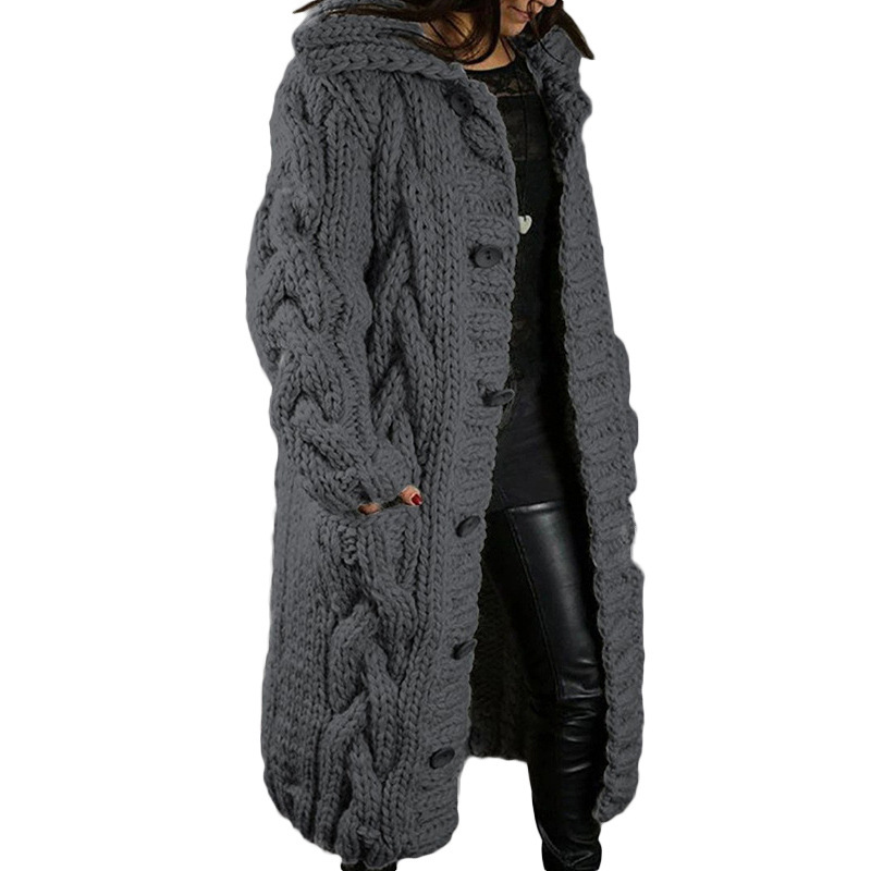 Women's Cardigan Oversized Sweater Coat - Image 10