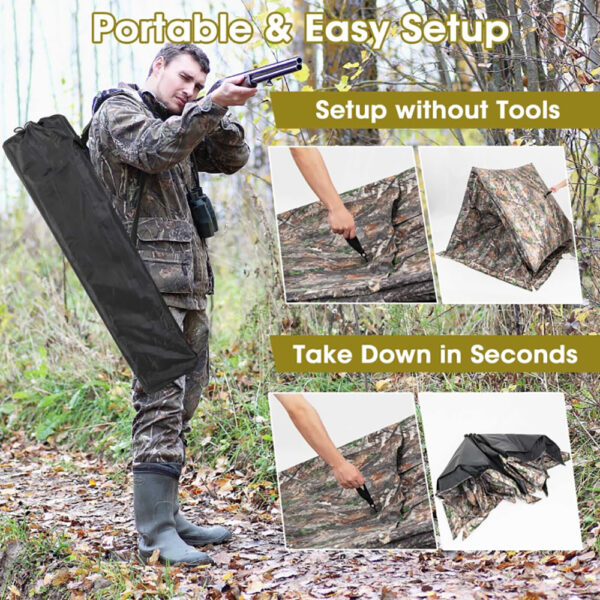 Portable Hunting Blind, 2-3 Person - Image 3