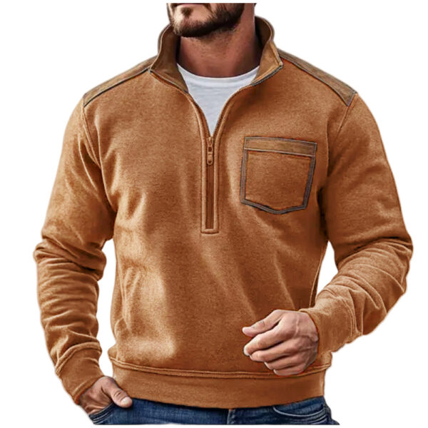 Men's Outerwear Fleece Sweatshirt - Image 6