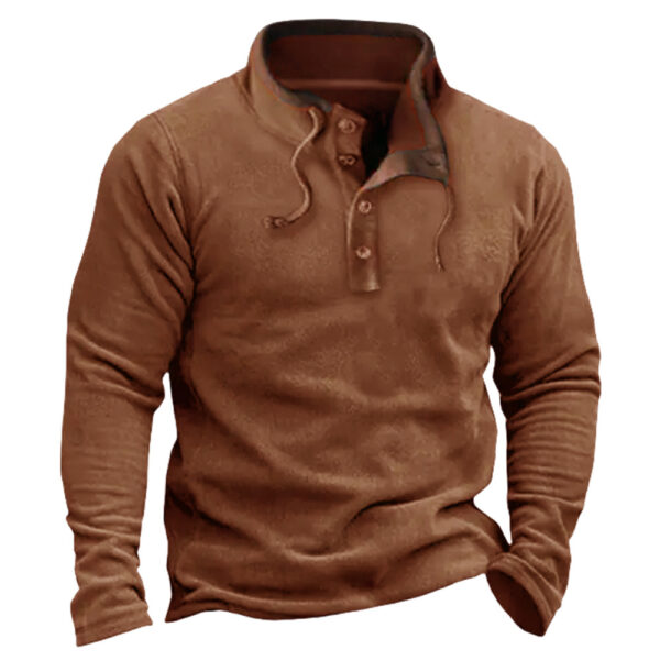 Men's Outerwear Fleece Sweatshirt - Image 8