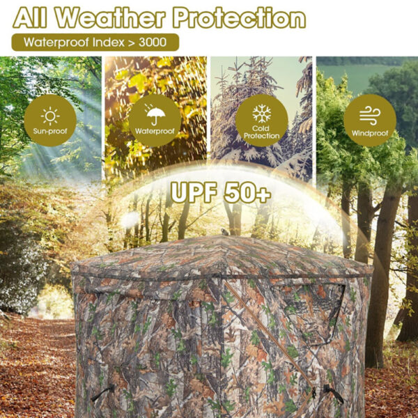 Portable Hunting Blind, 2-3 Person - Image 9