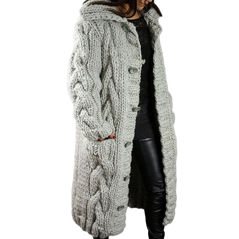 Women's Cardigan Oversized Sweater Coat - Image 9
